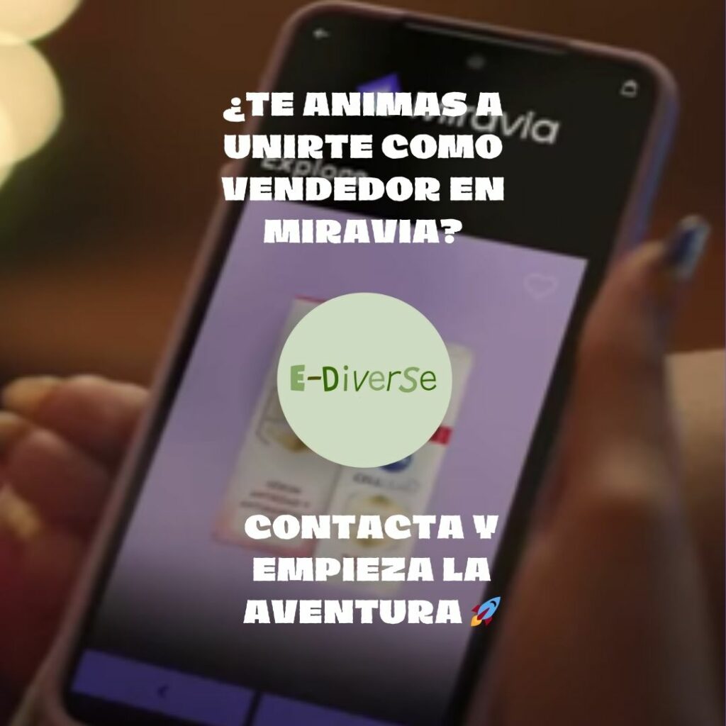 Contacta con E-DiverseMarketing para vender en Miravia
